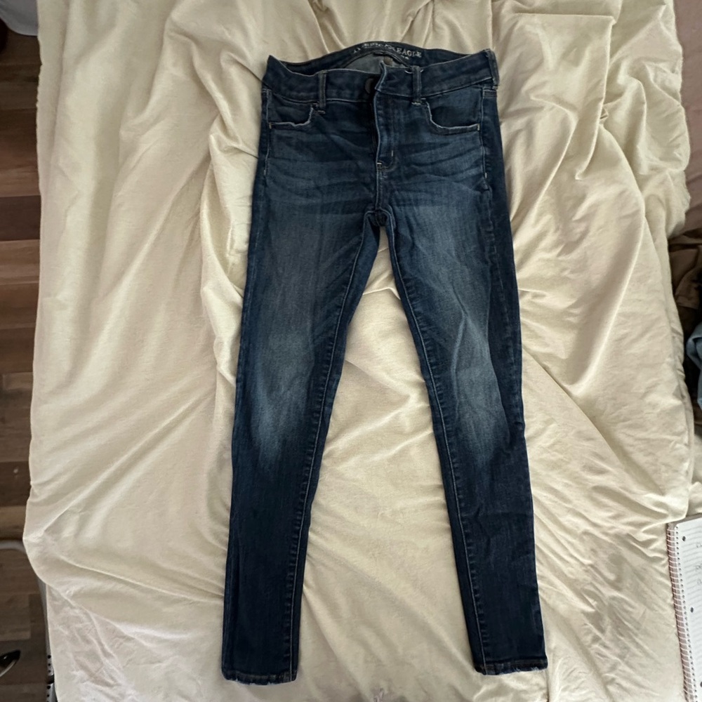 American Eagle Outfitters Dark Blue Skinny Jeans